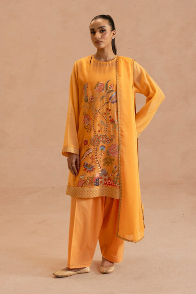 4 Piece - Embroidered Kara Cotton Suit - MCP1907 - Shop Now at Kayseria
