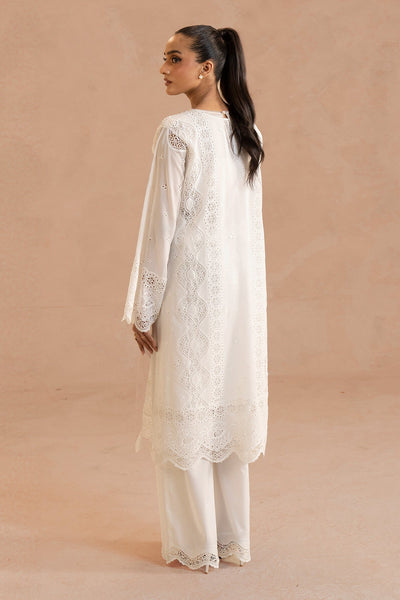 3 Piece - Embroidered Pure Voile Suit - MCP1723-2 - Shop Now at Kayseria