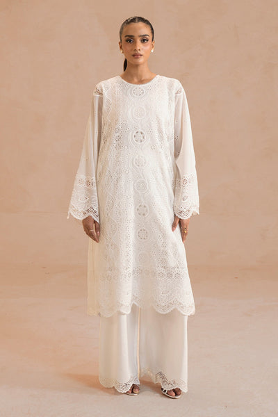 3 Piece - Embroidered Pure Voile Suit - MCP1723-2 - Shop Now at Kayseria