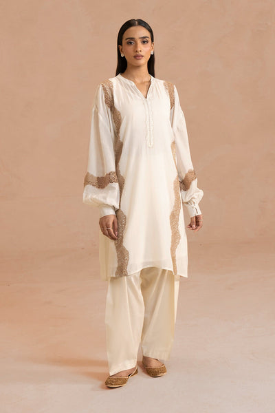 2 Piece - Embroidered Dhaka Malmal Suit - MCP1911 - Shop Now at Kayseria