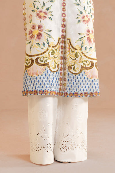 Embroidered Cambric Trousers - MCP1910-2 - Shop Now at Kayseria