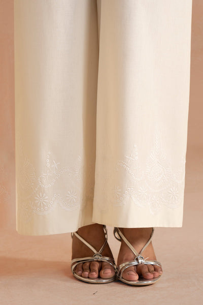 Embroidered Cambric Trousers - MCP1910 - Shop Now at Kayseria
