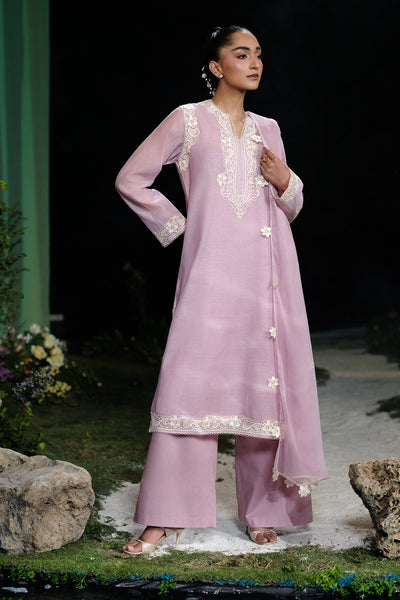 4 Piece - Embroidered Kara Cotton Suit - MCP1704-1 - Shop Now at Kayseria