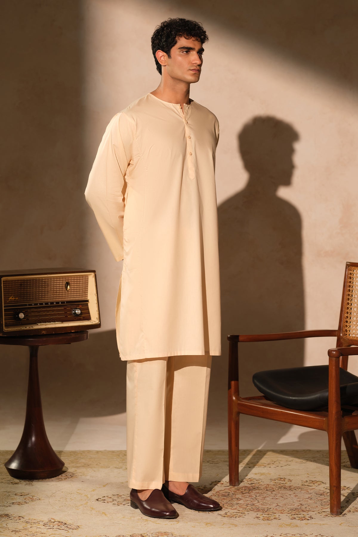 Ali Garh Suit In Cotton Poplin - SMS203126