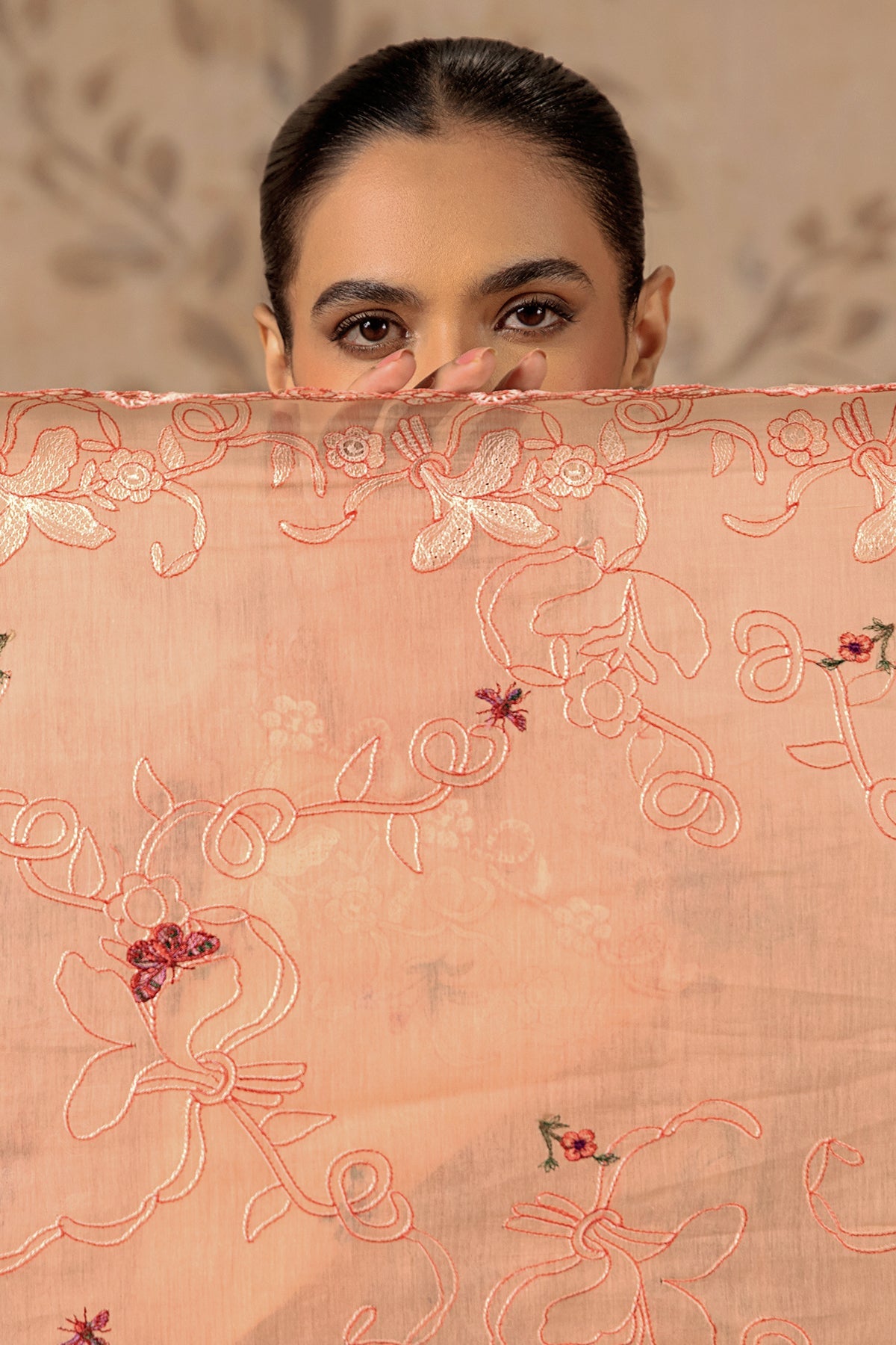 4 Piece -  Embroidered Kara Cotton Suit - MC1610-1 - Shop Now at Kayseria