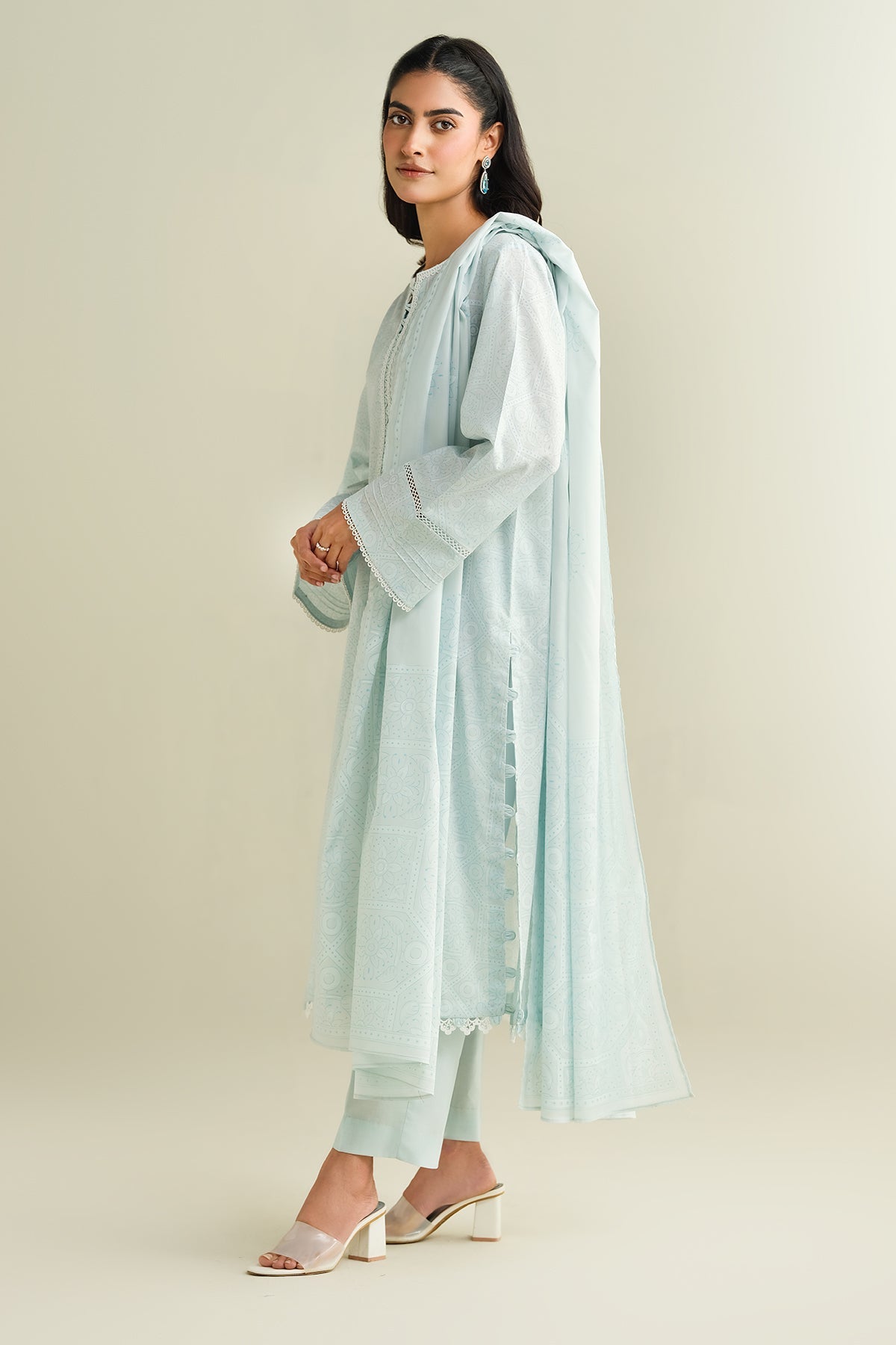 2 Piece - Printed Lawn Suit - C6124 - Shop Now at Kayseria