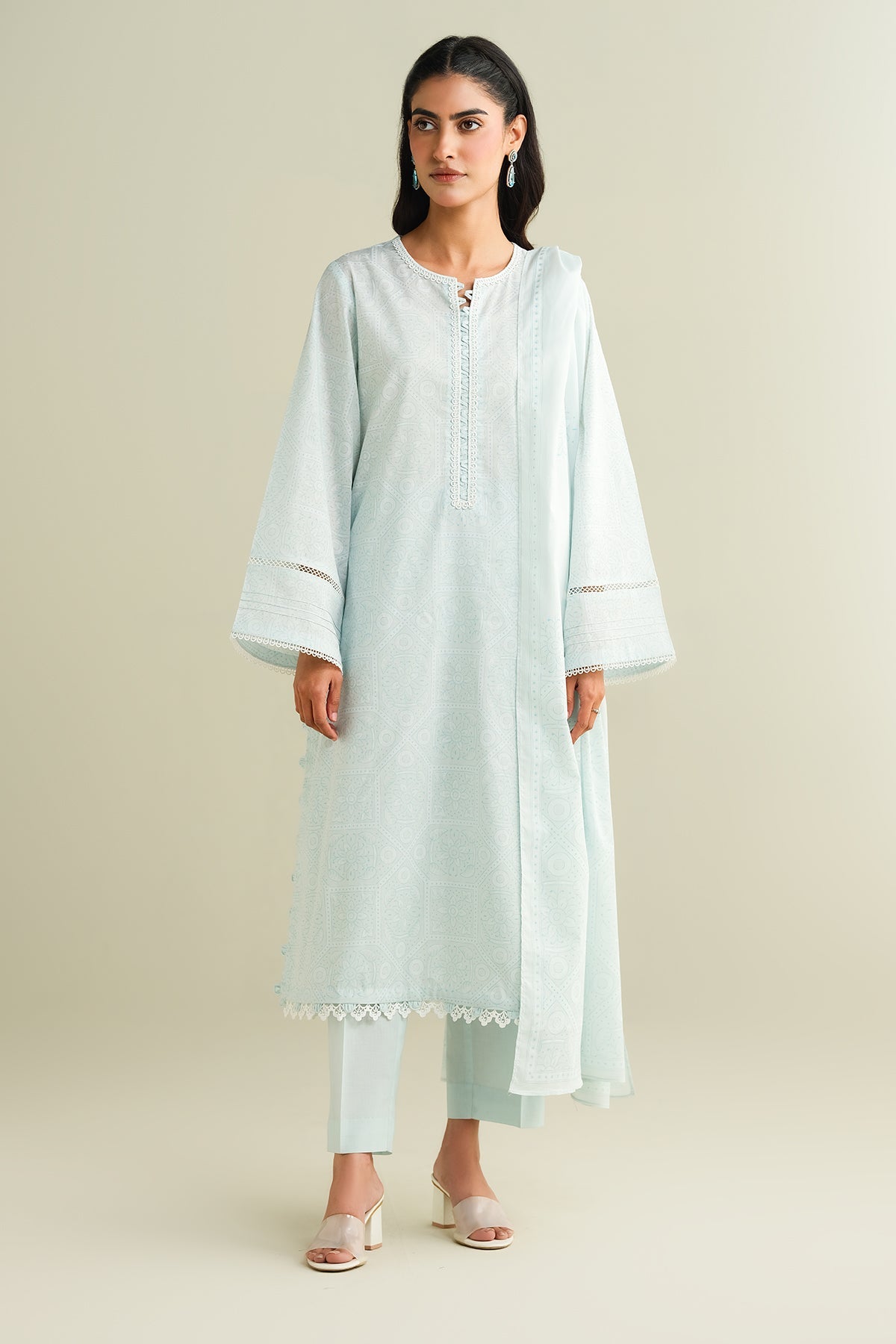 2 Piece - Printed Lawn Suit - C6124 - Shop Now at Kayseria