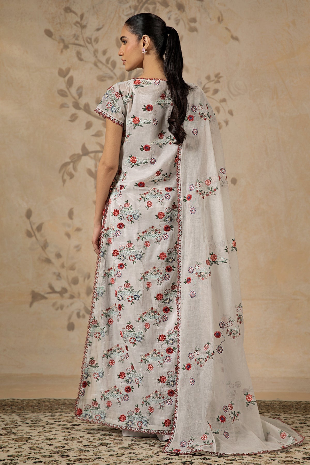 4 Piece - Embroidered Masuri Suit - MC1601-2 - Shop Now at Kayseria