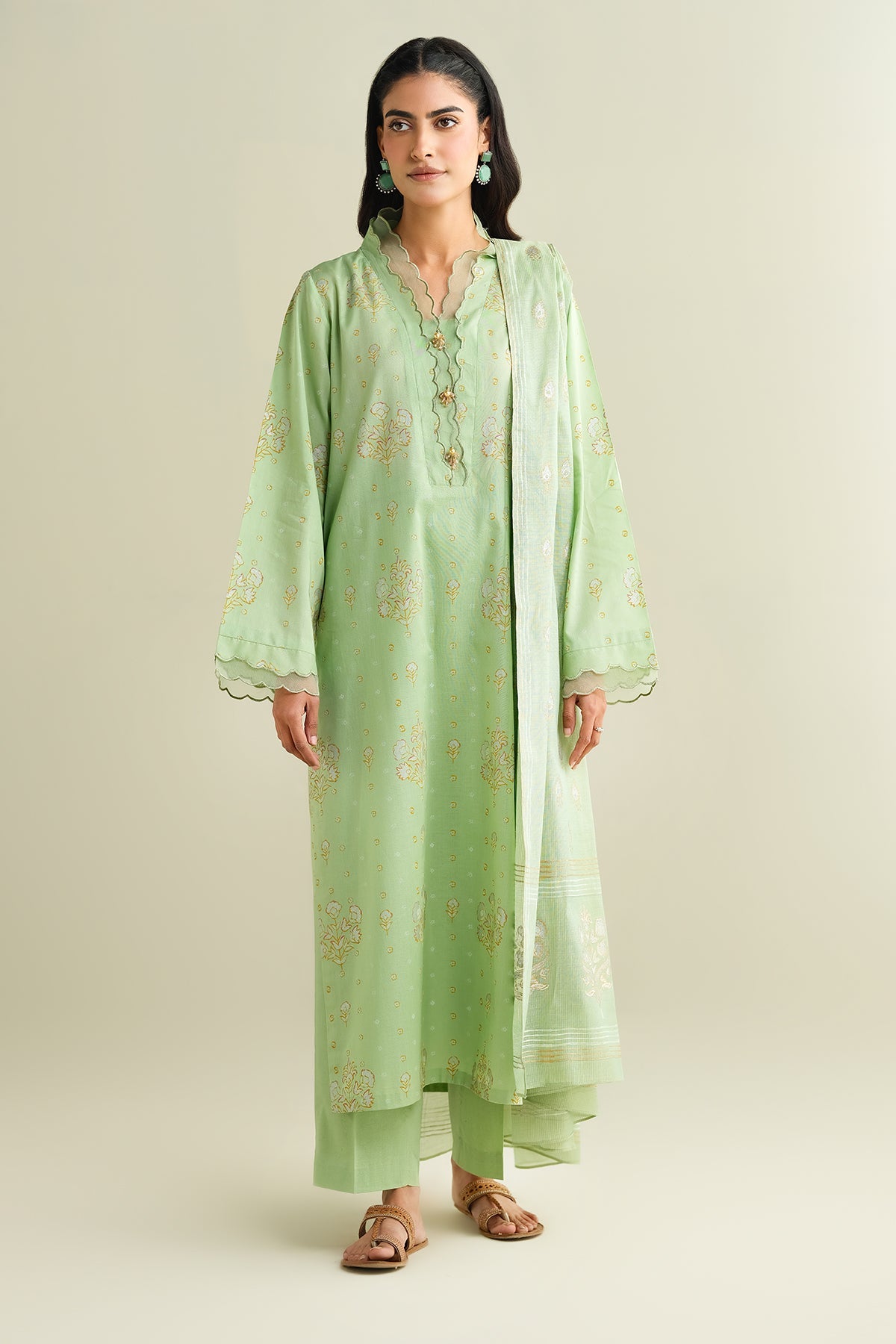 3 Piece - Printed Lawn Suit - C6191 - Shop Now at Kayseria