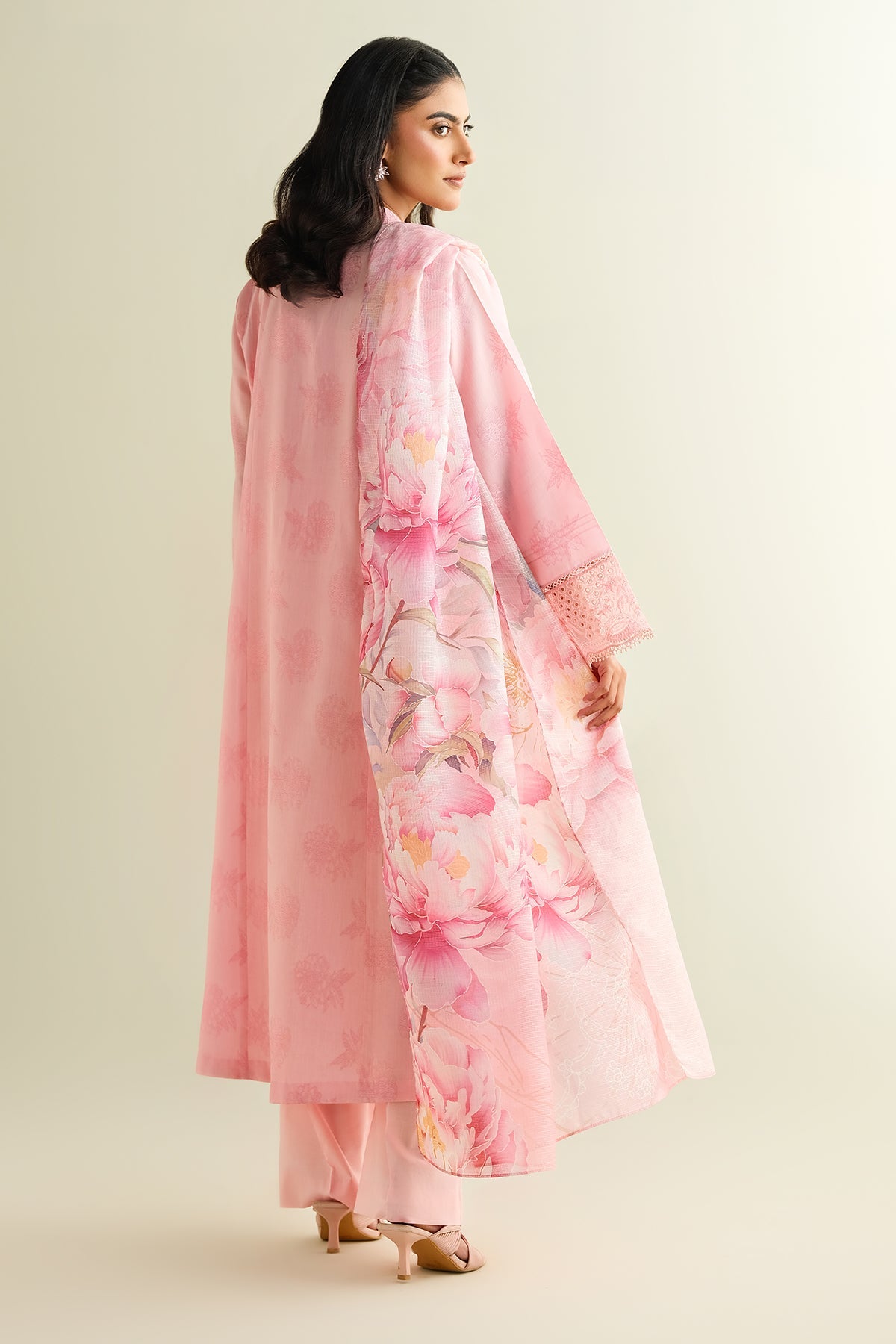 3 Piece - Embroidered Jacquard Suit - C6175 - Shop Now at Kayseria