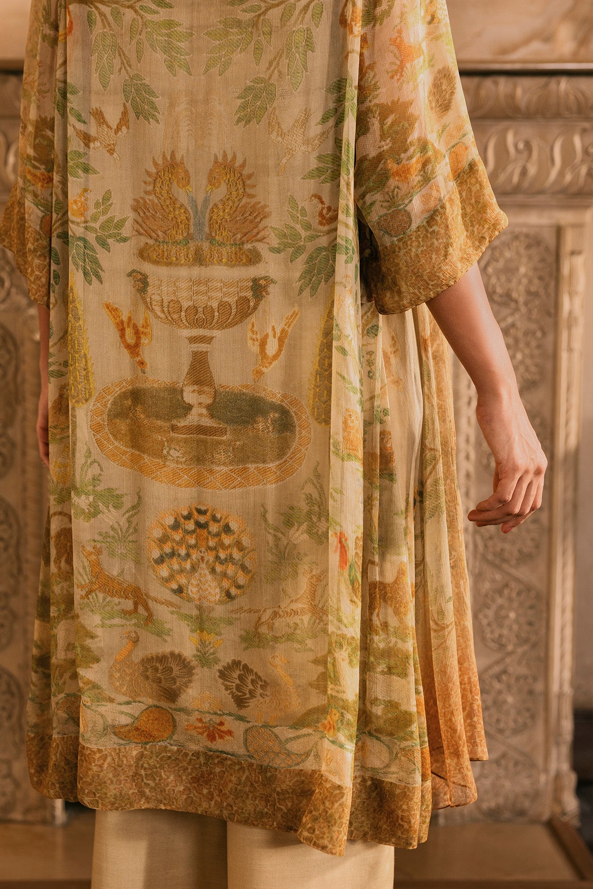 4 Piece - Printed Pure Chiffon Suit - MCP1731 - Shop Now at Kayseria