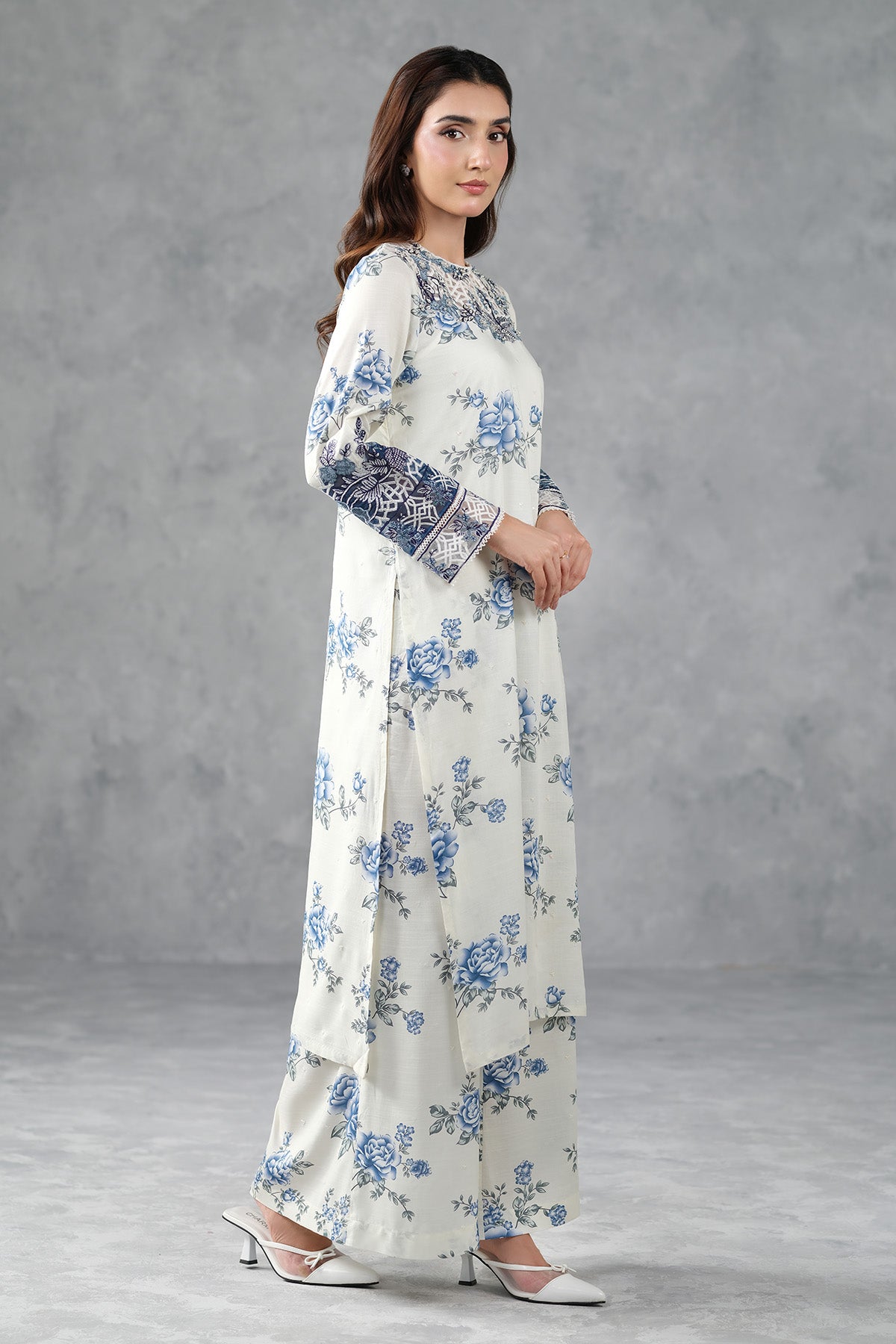 RAW SILK | EMBROIDERED