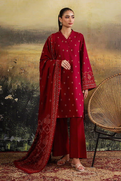 3 Piece - Printed Khaddar Suit - C6449 - Shop Now at Kayseria