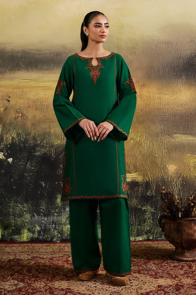 2 Piece - Embroidered Khaddar Suit - C6355 - Shop Now at Kayseria