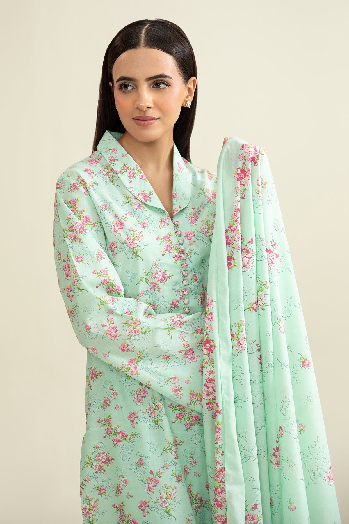 3 Piece - Printed Lawn Suit - X6214 R - Shop Now at Kayseria
