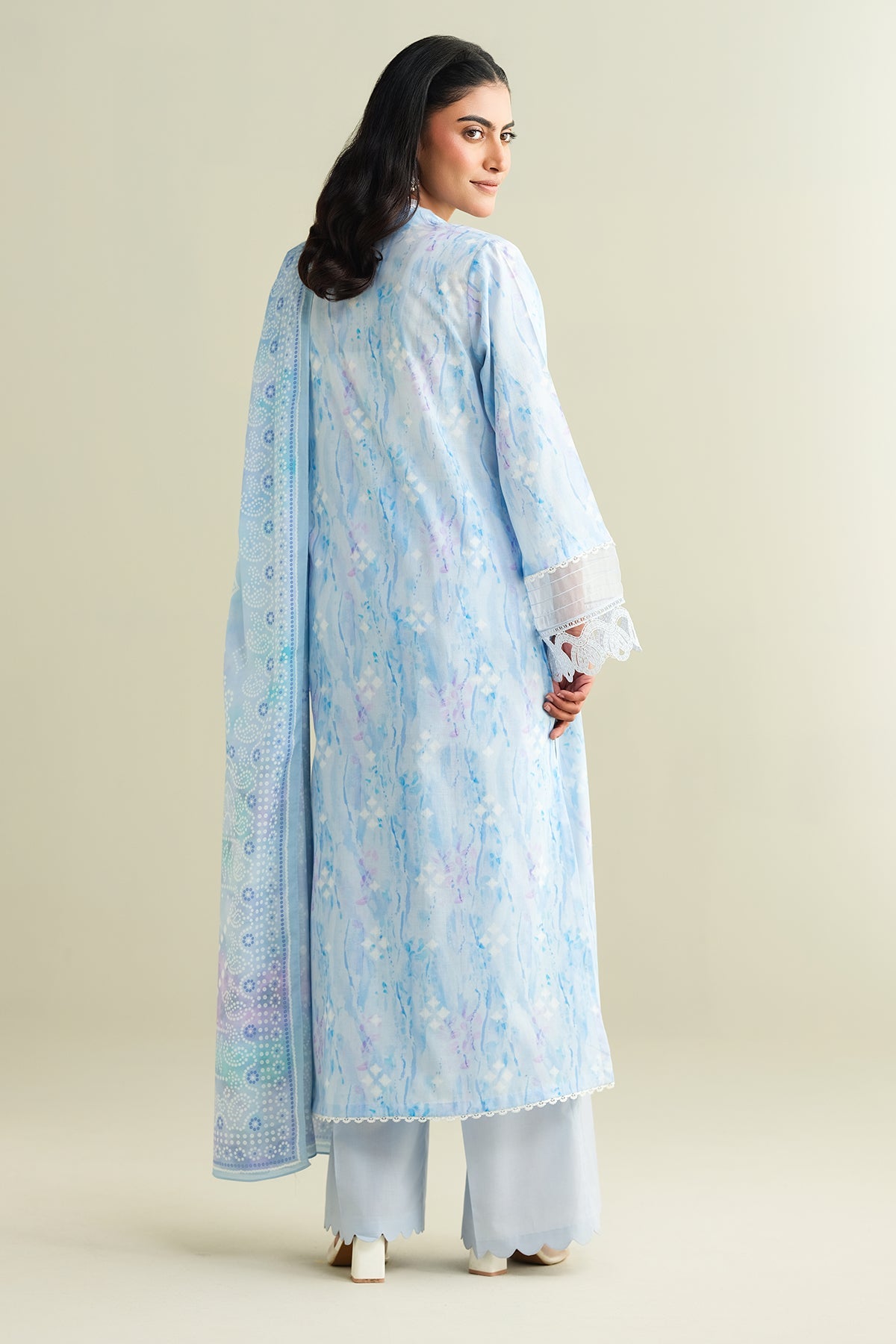 3 Piece - Printed Suit - C6145 - Shop Now at Kayseria