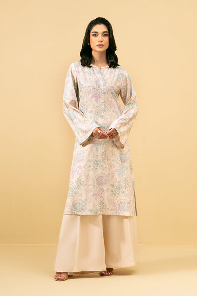2 Piece - Printed Percale Suit - C6087-2 - Shop Now at Kayseria