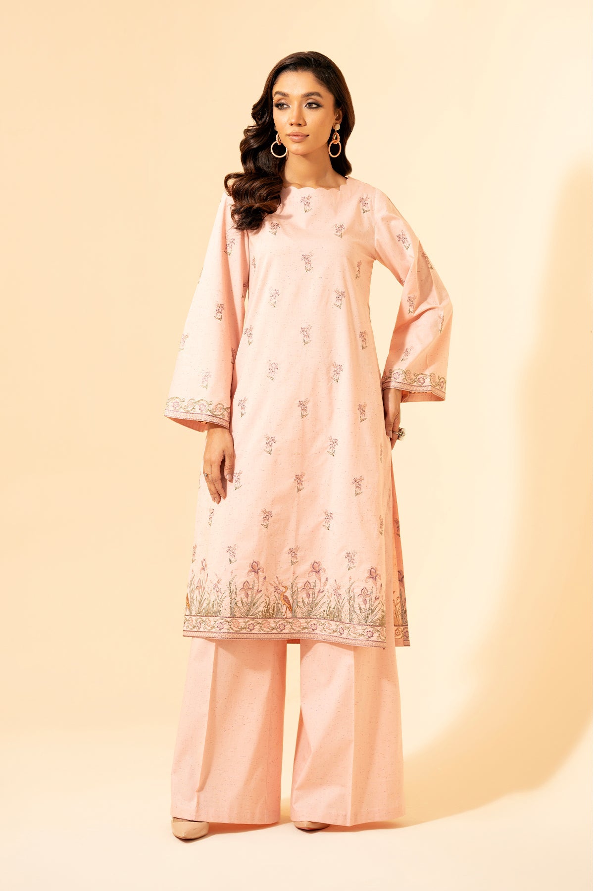 2 Piece - Embroidered Khaddar Suit - E1367 - Shop Now at Kayseria