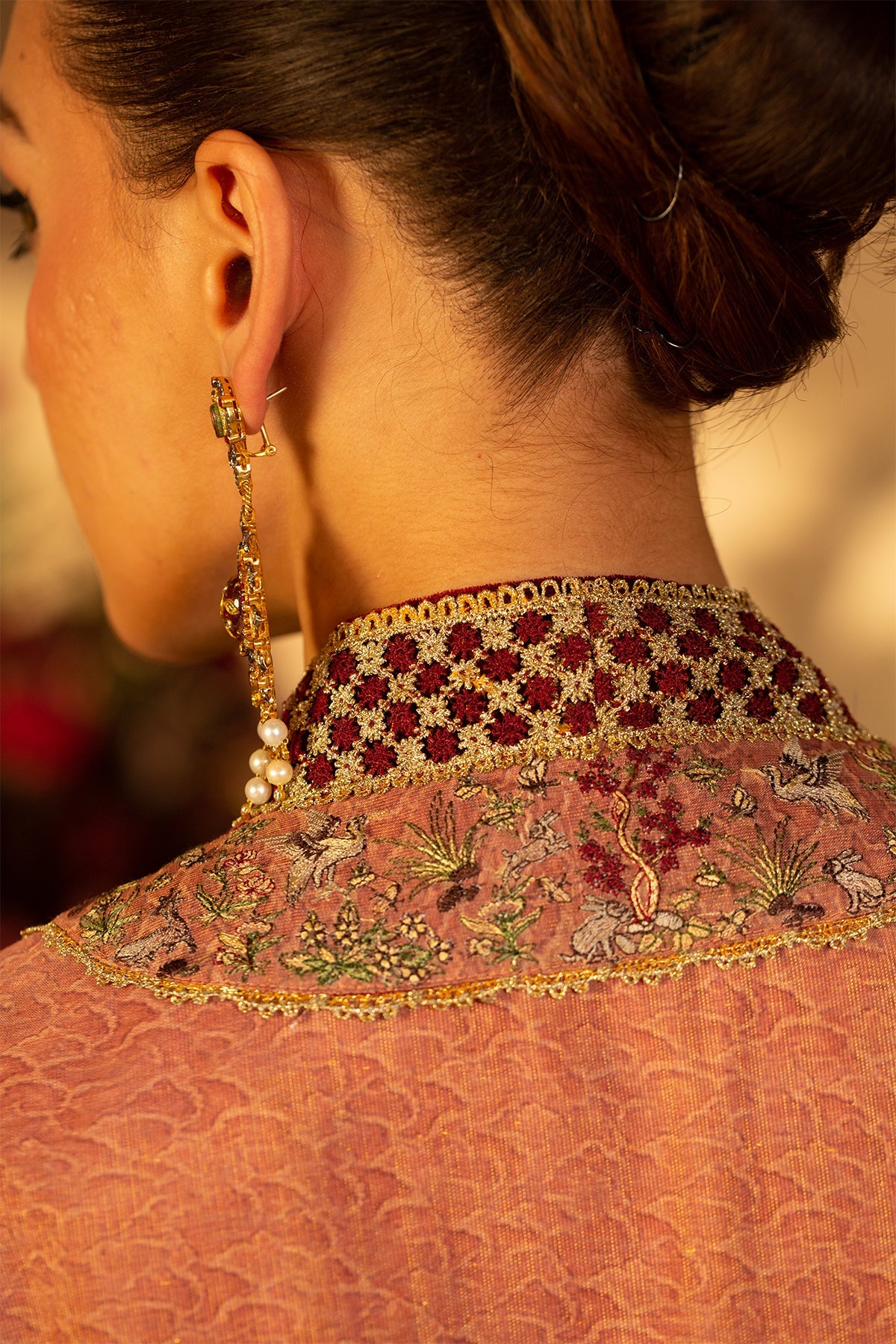3 Piece -  Printed & Embroidered Nap Shimmer Suit - MCP1507 - Shop Now at Kayseria