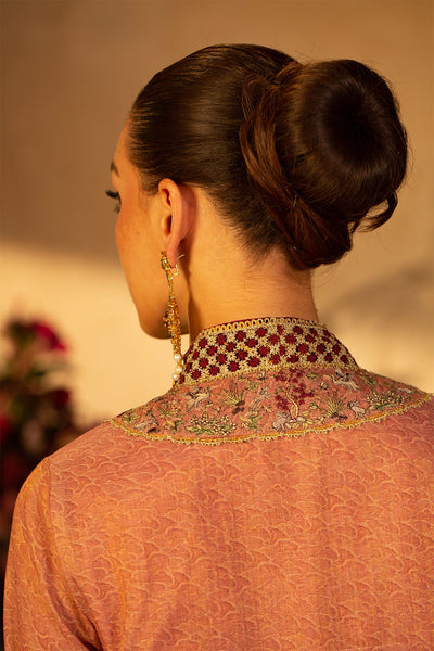 3 Piece -  Printed & Embroidered Nap Shimmer Suit - MCP1507 - Shop Now at Kayseria