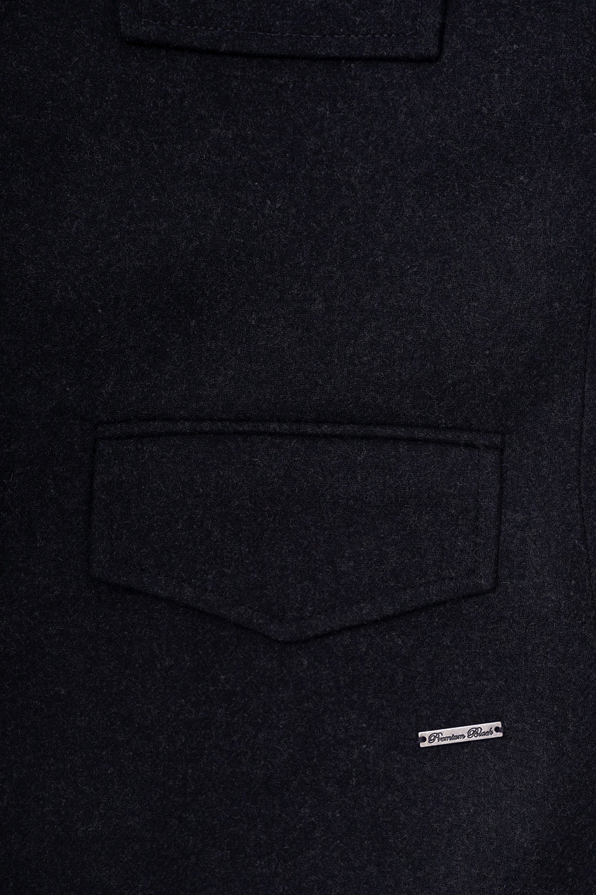 Band Wool Coat - BCO602A424 - Shop Now at Leisure Club