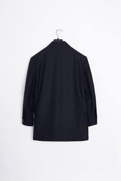Band Wool Coat - BCO602A424 - Shop Now at Leisure Club
