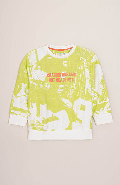 Printed Sweatshirt - BHK617425 - Shop Now at Leisure Club