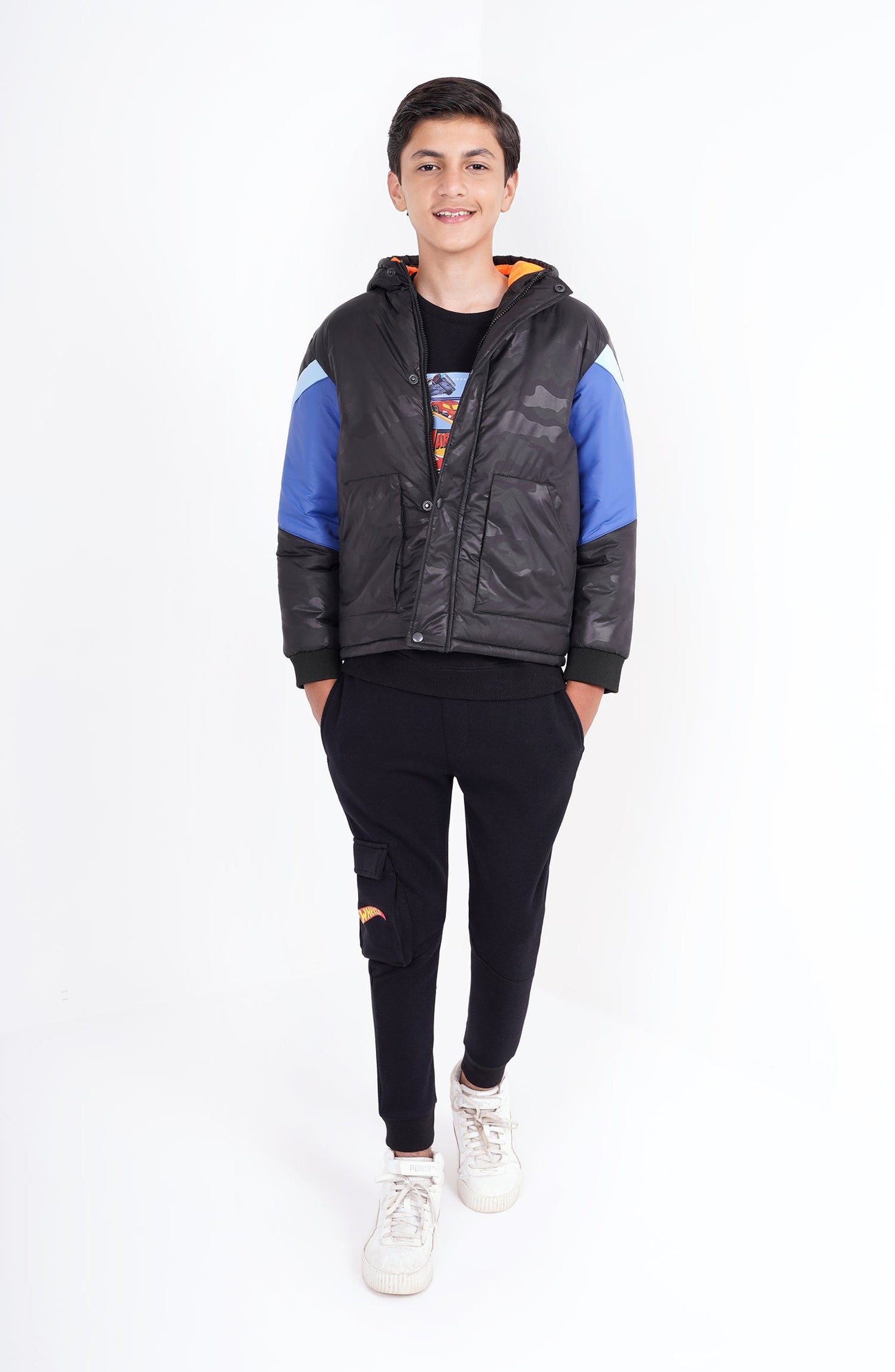 Camo Hooded Jacket - BJ605423 - Shop Now at Leisure Club