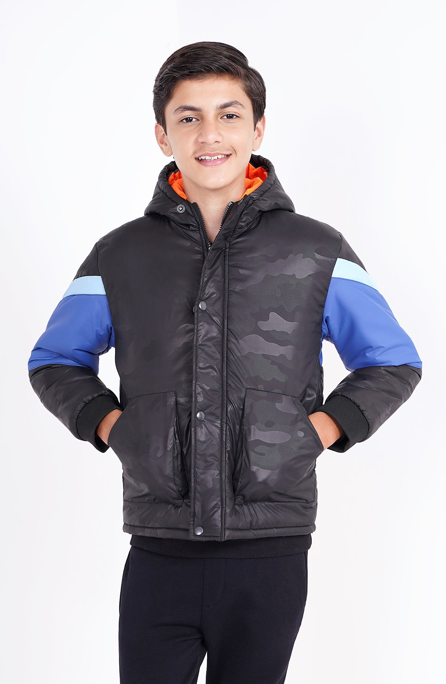 Camo Hooded Jacket - BJ605423 - Shop Now at Leisure Club