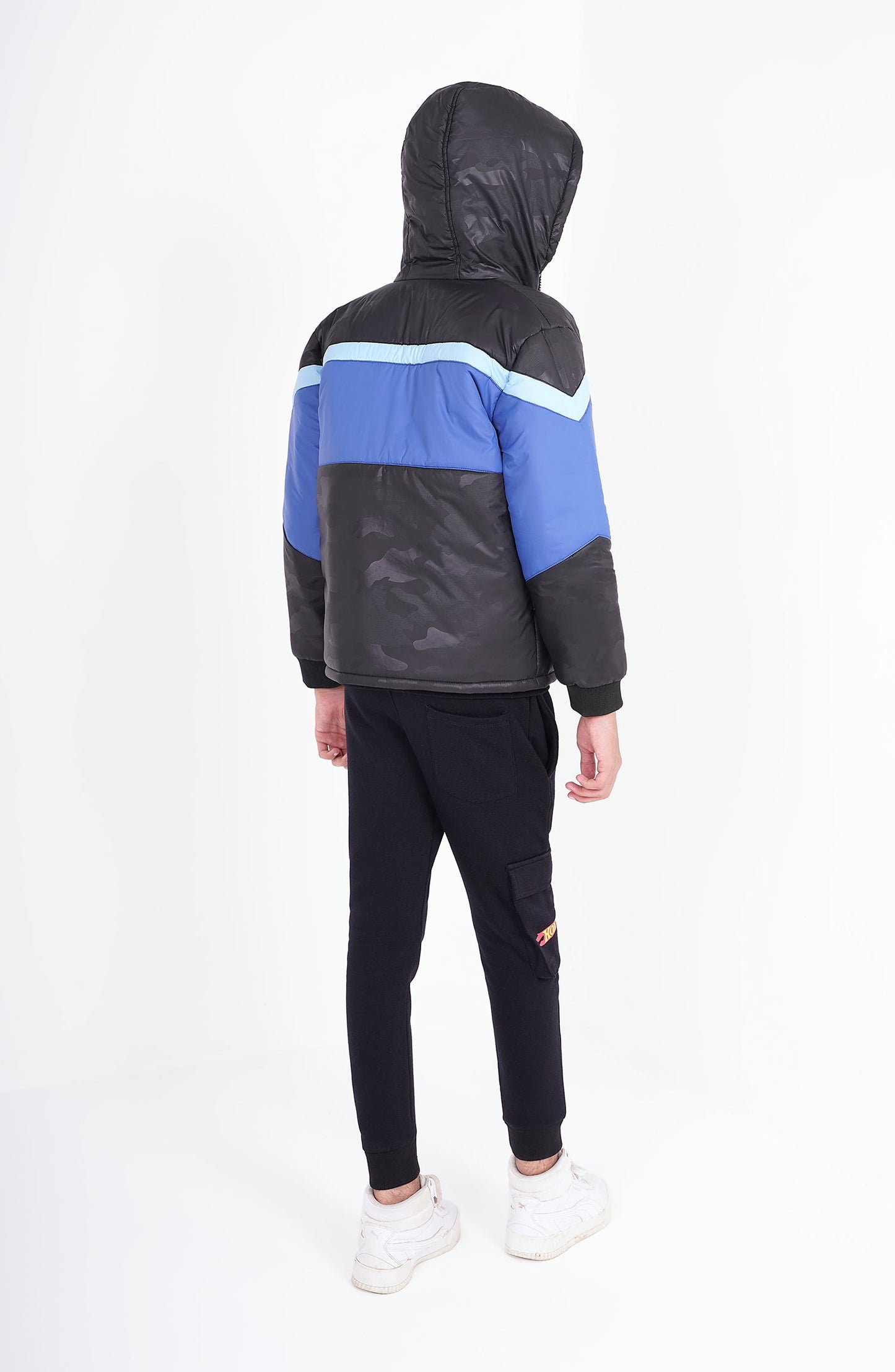 Camo Hooded Jacket - BJ605423 - Shop Now at Leisure Club