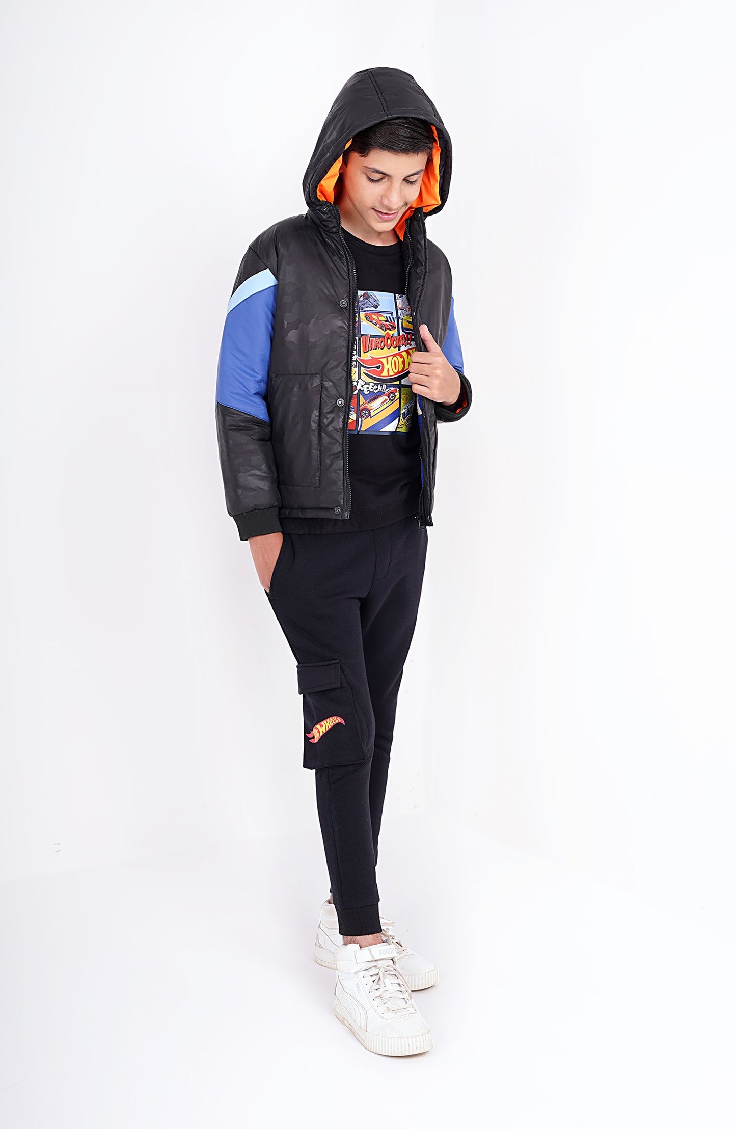 Camo Hooded Jacket - BJ605423 - Shop Now at Leisure Club