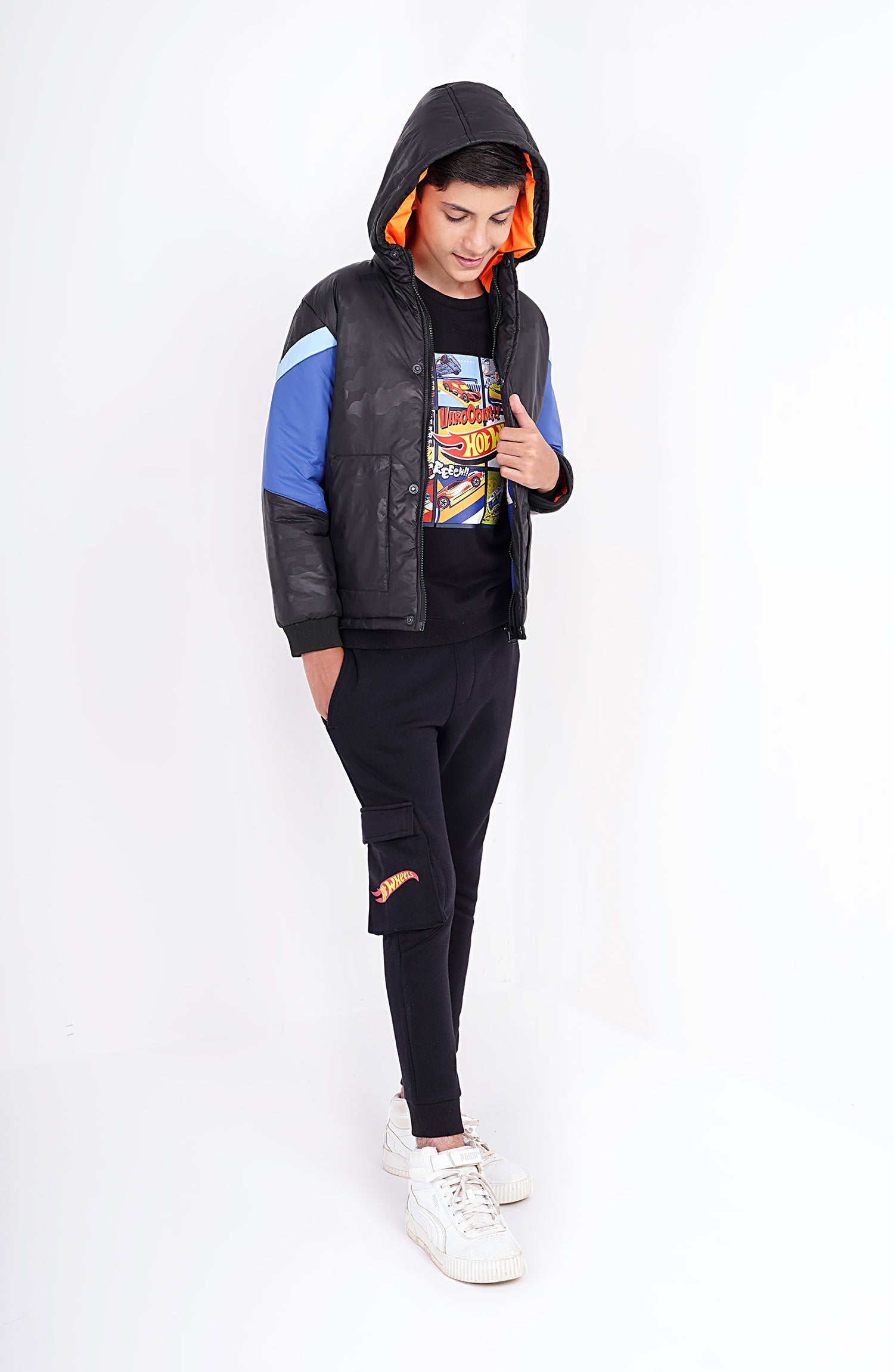 Camo Hooded Jacket - BJ605423 - Shop Now at Leisure Club