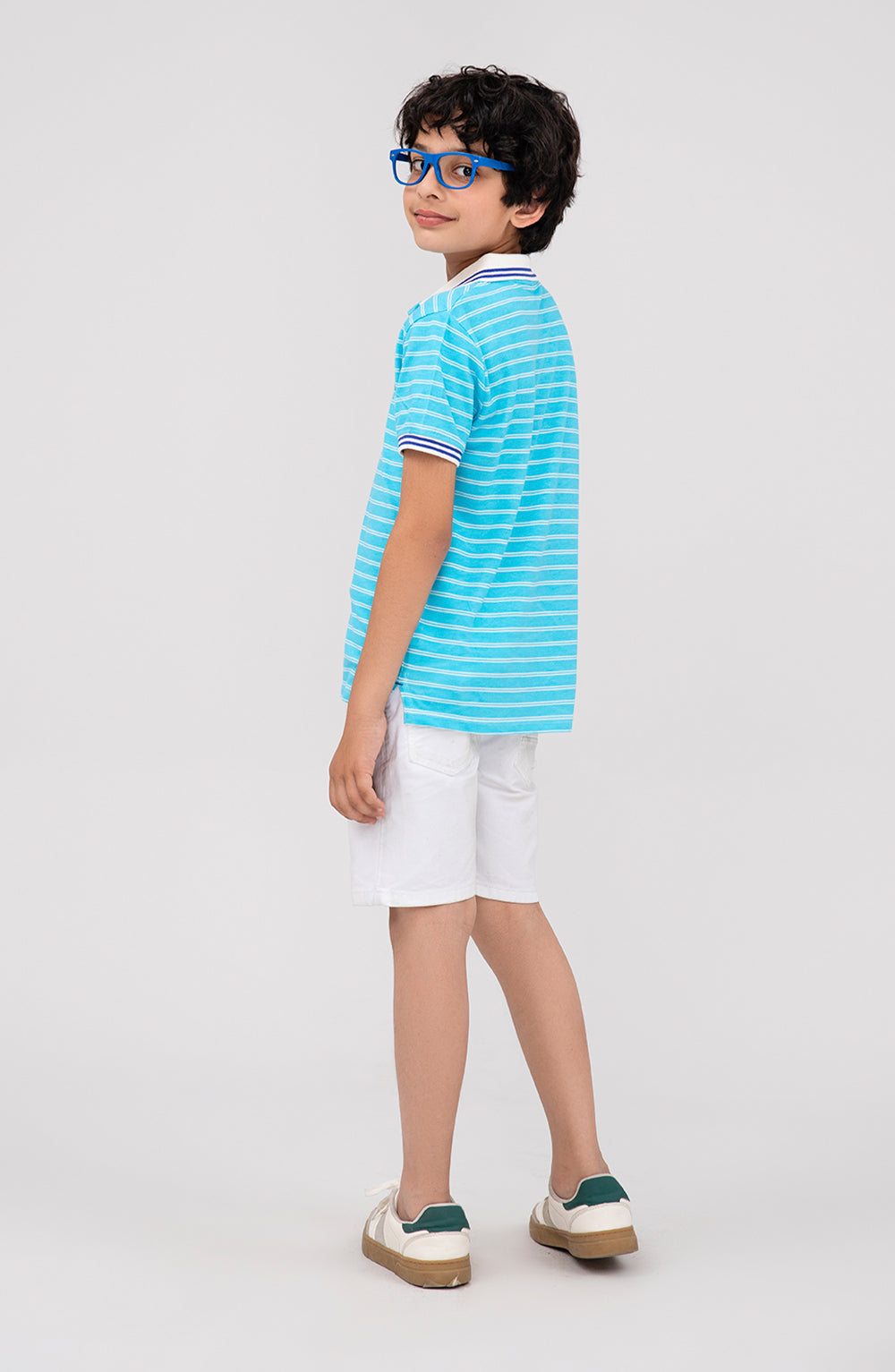 Boys Striper Polo