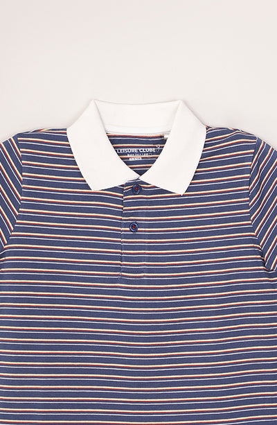 Boys Striper Polo - BKP755325 - Shop Now at Leisure Club