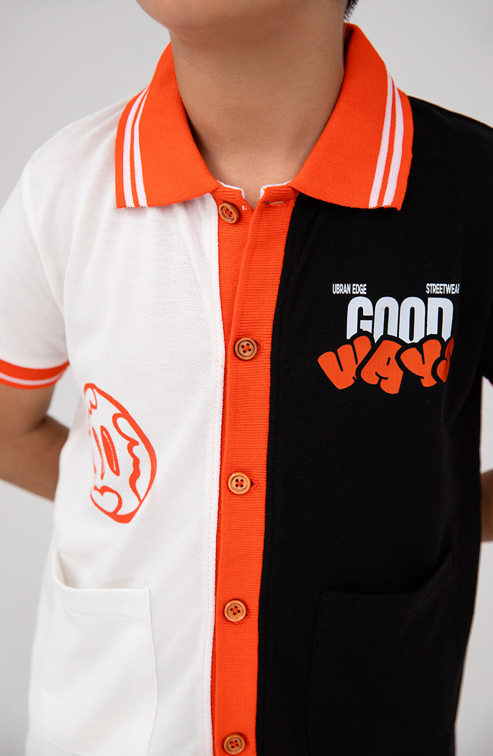 Boys Button Down Shirt-BKT710325