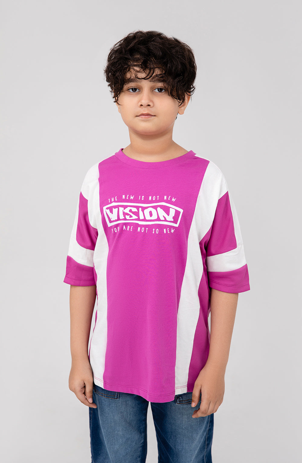 Boys Slogan Print Tee - BKT725325 - Shop Now at Leisure Club