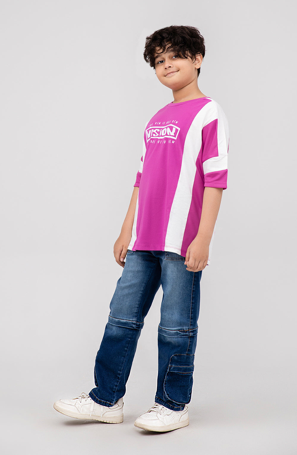 Boys Slogan Print Tee - BKT725325 - Shop Now at Leisure Club