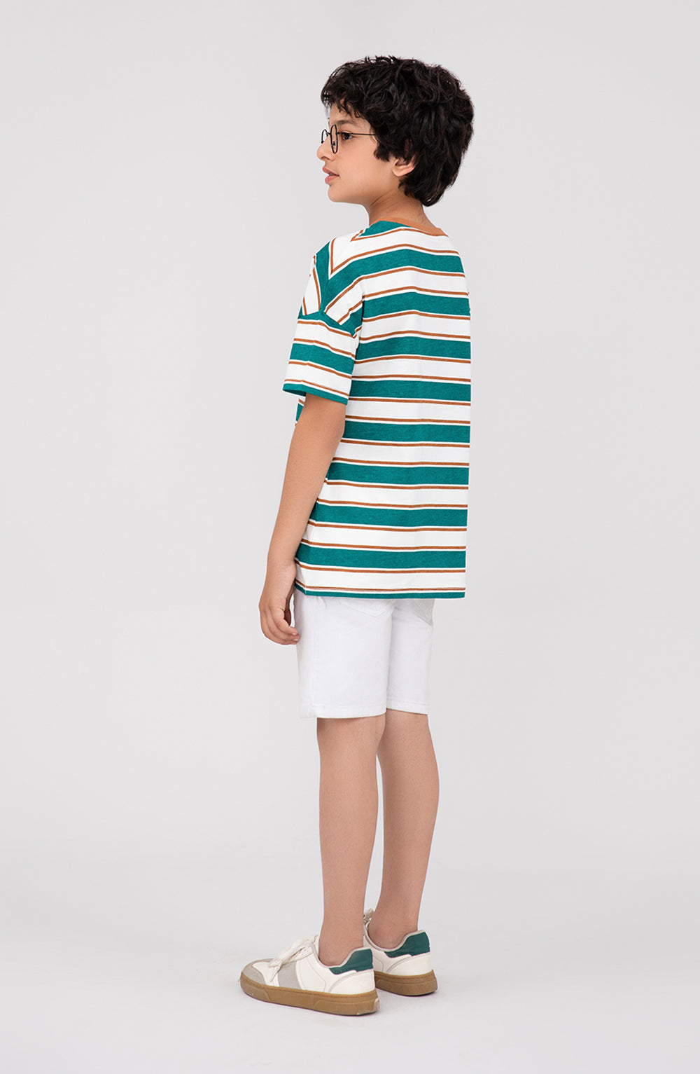 Boys Yarn Dyed Tee