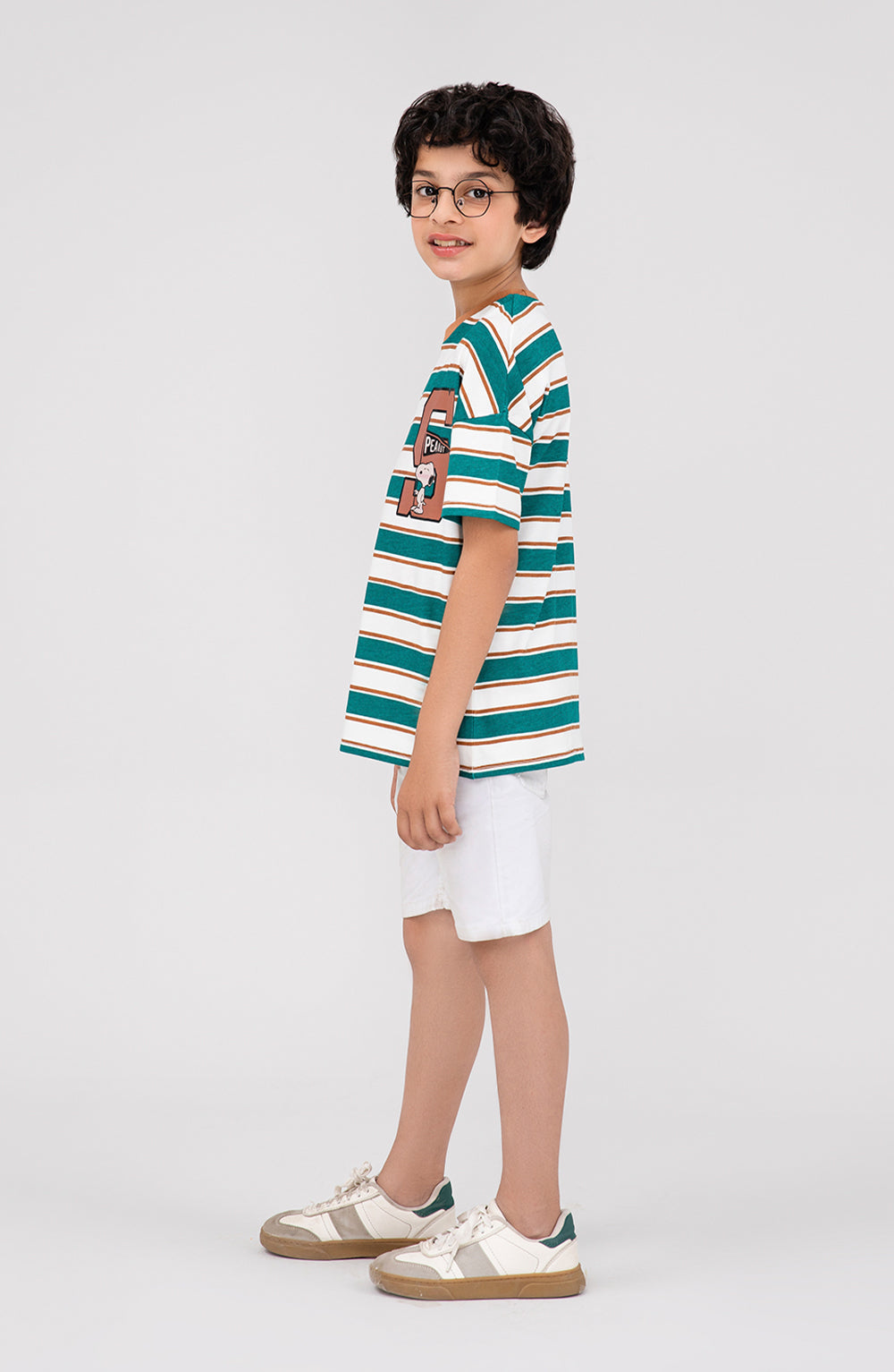 Boys Yarn Dyed Tee