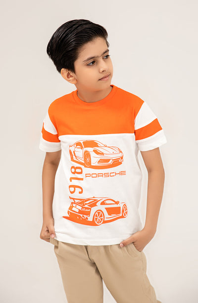 Boys Porsche Tee - BKT728325 - Shop Now at Leisure Club