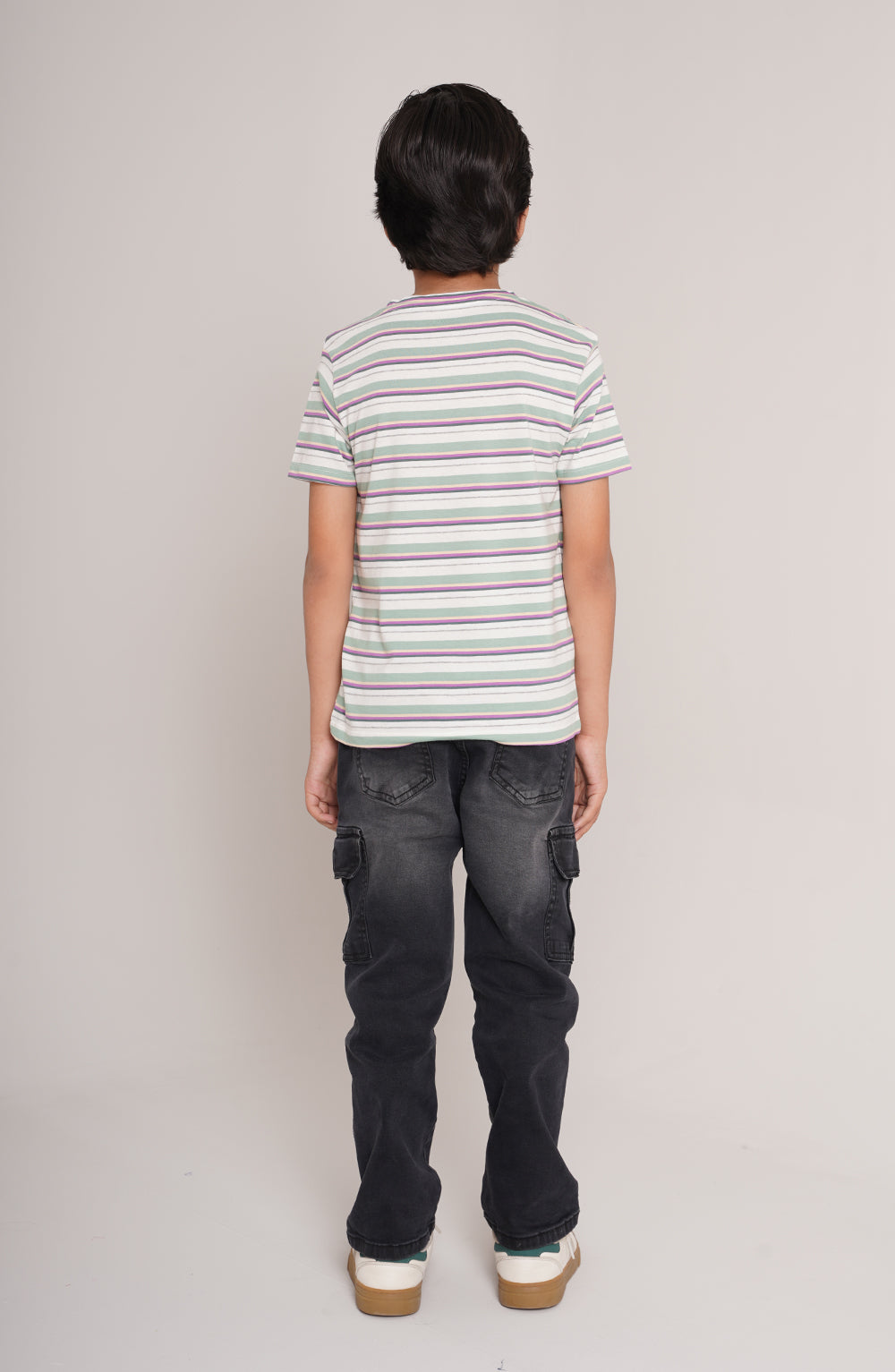 Boys Striper Tee - BKT759325 - Shop Now at Leisure Club