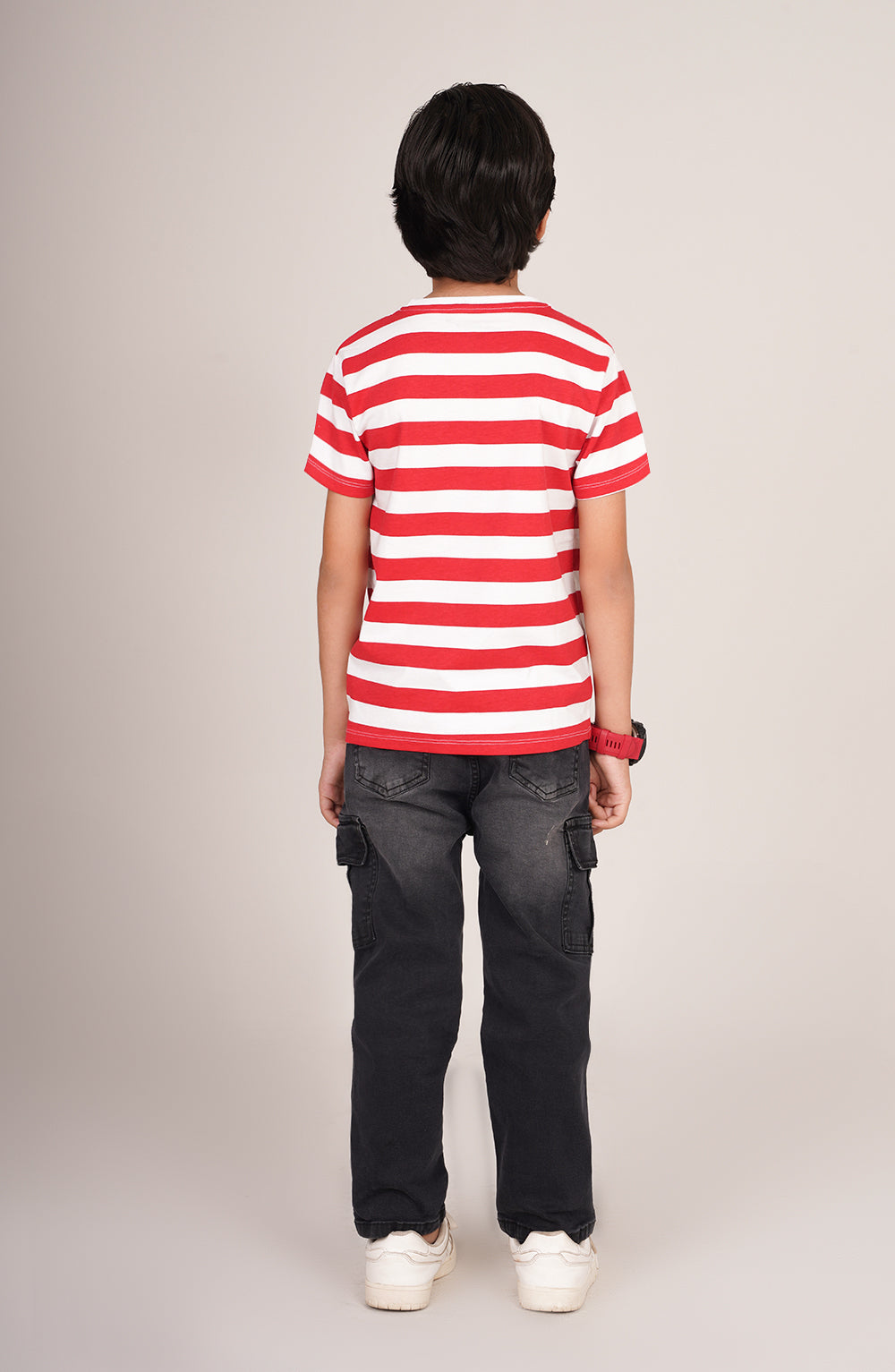 Boys Striper Tee - BKT768325 - Shop Now at Leisure Club