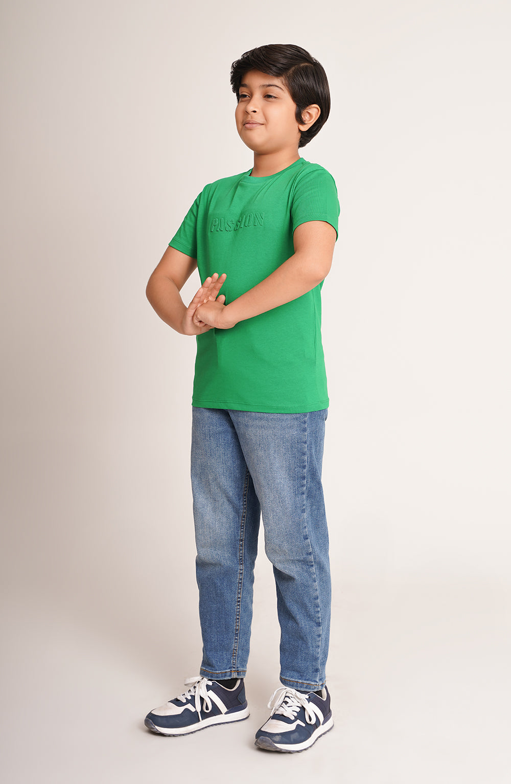 Boys Embossing Tee - BKT771325 - Shop Now at Leisure Club