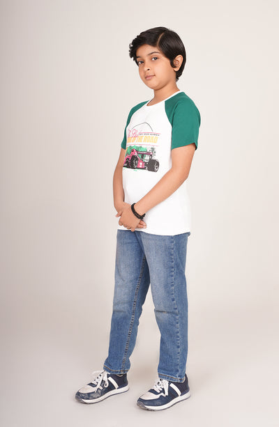 Boys Printed Tee - BKT778325 - Shop Now at Leisure Club