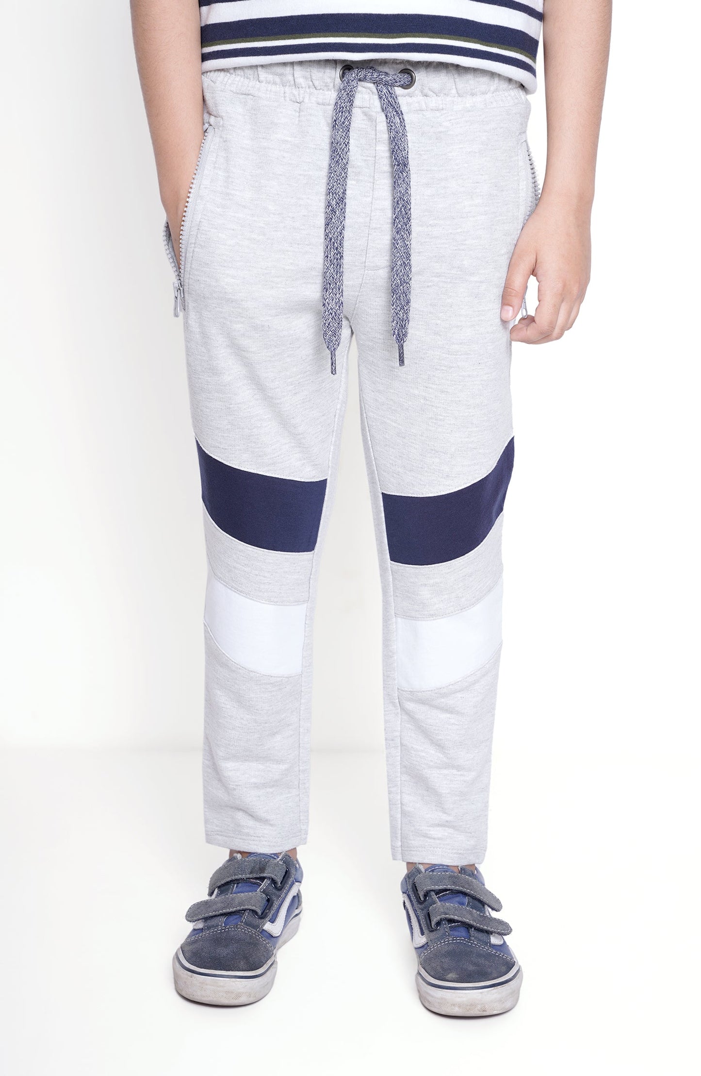 Knitted Trousers With Contrast