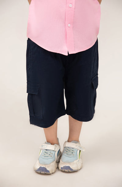Boys Regular Fit Cargo Shorts - BNDS706325 - Shop Now at Leisure Club