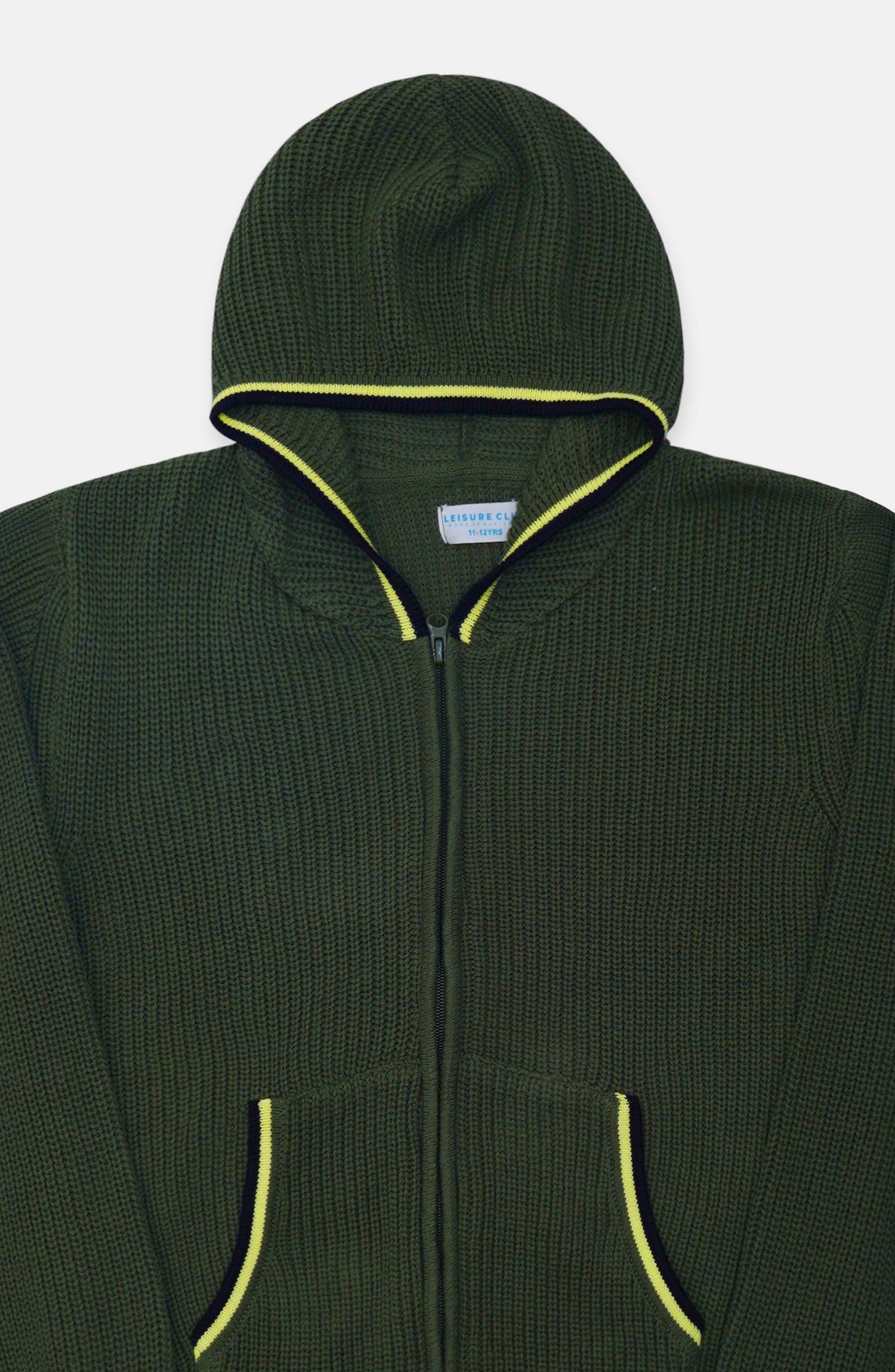 Boys Olive Hooded Zipper - BS603423 - Shop Now at Leisure Club