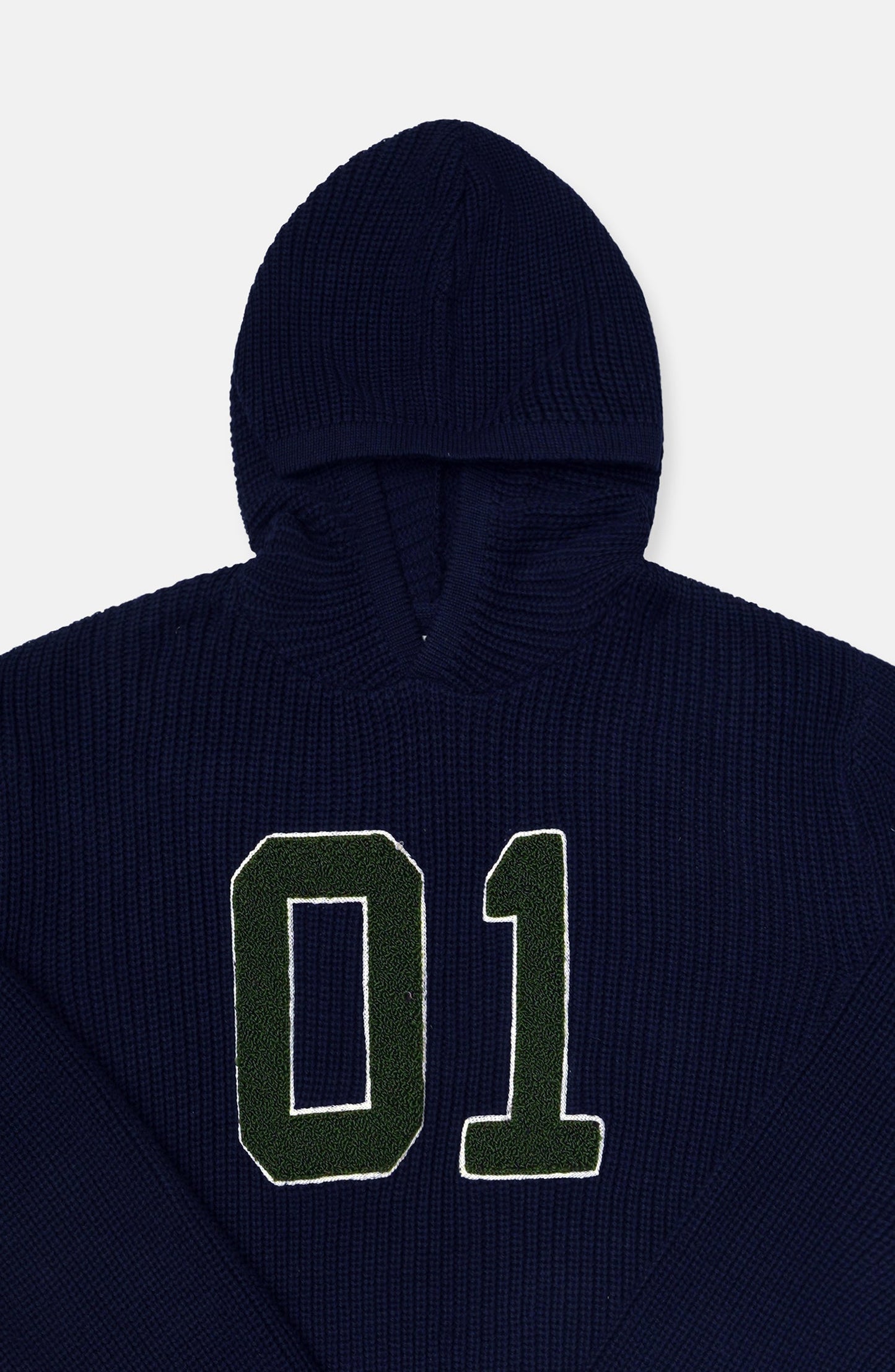 01 Applique Hooded Sweater