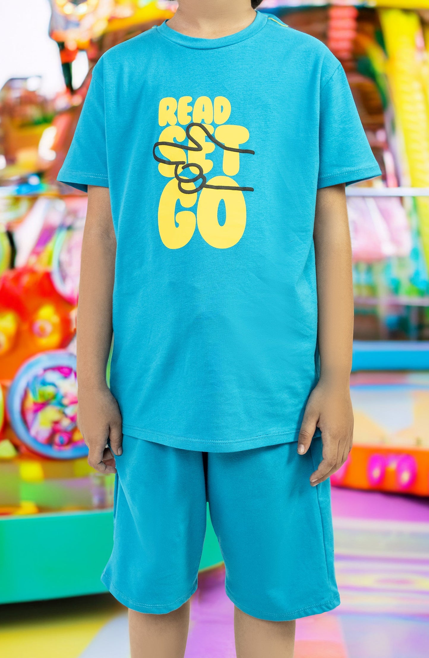 Graphic T Shirt With Same Colo - BSU907324 - Shop Now at Leisure Club