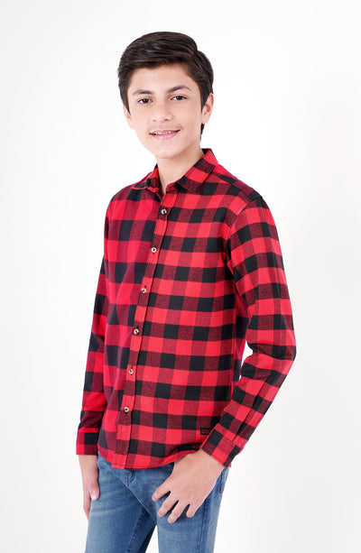 Boys Mix & Match Check Shirt - BW601423 - Shop Now at Leisure Club